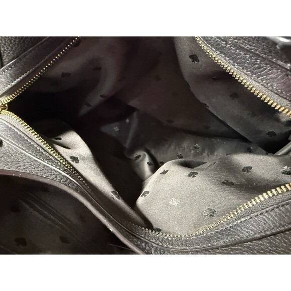 Kate Spade WKR00344 Leila Medium Triple Compartment Shoulder Bag Black - Picture 14 of 16